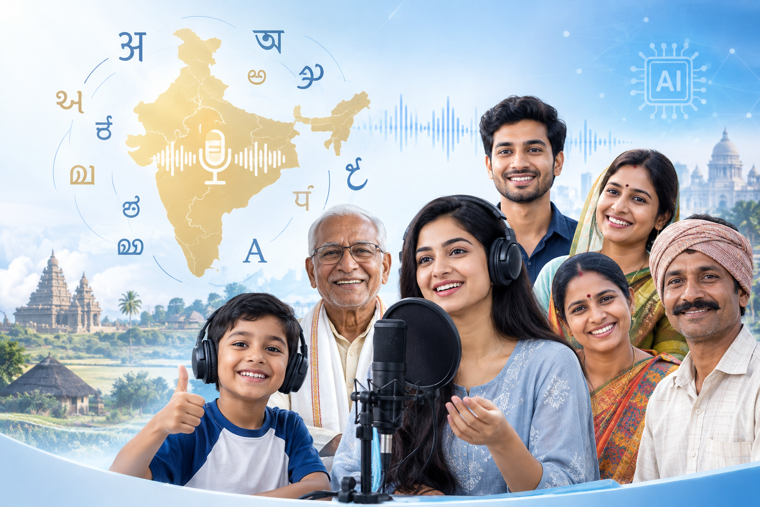AI voice recording quality illustration